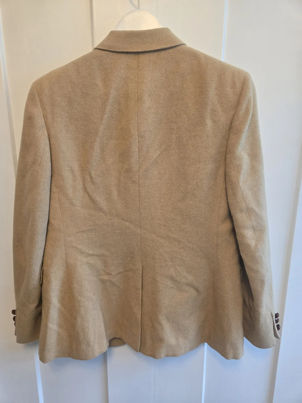 Nordstrom Vintage Camel Hair  Two-Button Blazer